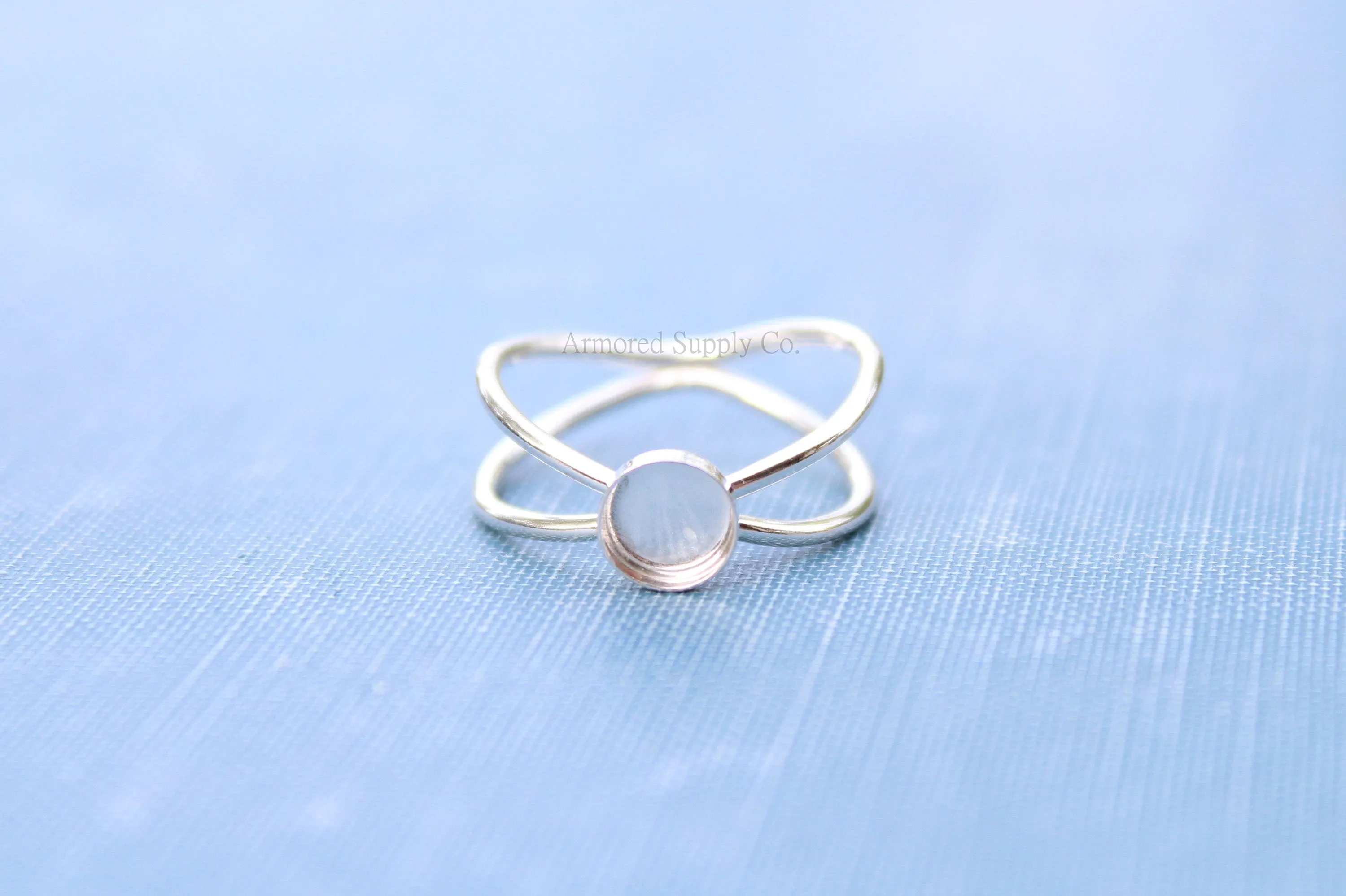 Galaxy Bezel Round Cup Ring blank setting