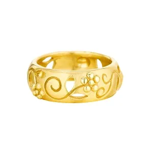 Garden of Eden Band in 18k Gold