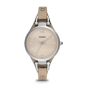 Georgia Bone Leather Watch