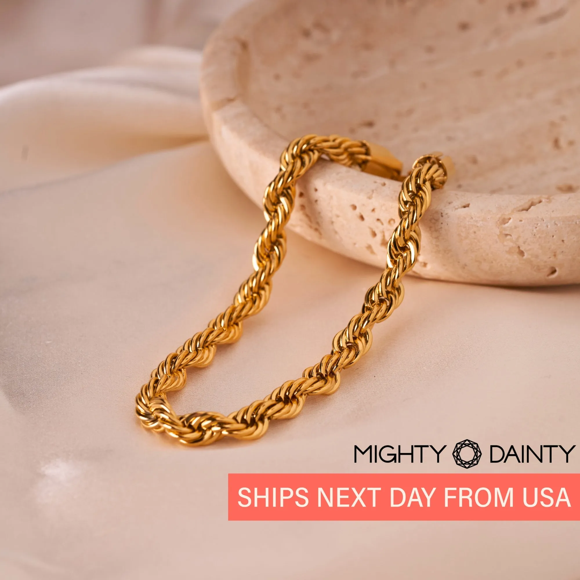 Gold Braided Bracelet