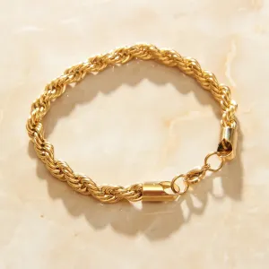 Gold Braided Bracelet