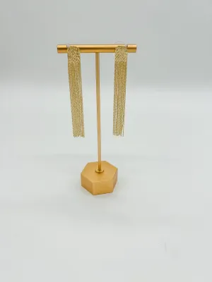 Gold Tassel Earrings