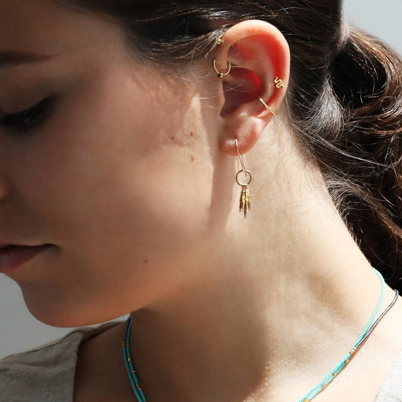 Gold Vermeil "Tassel" Earrings