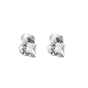 Graffiti Zircon Earrings