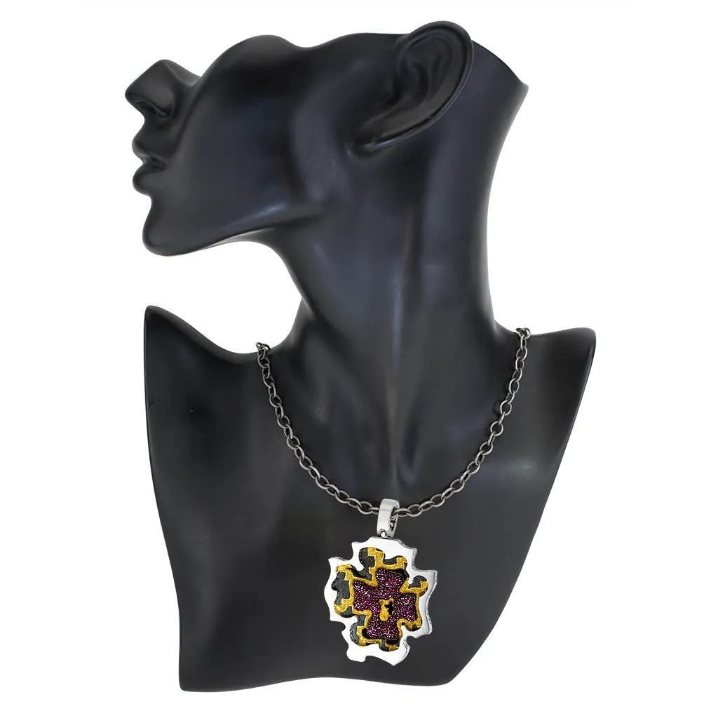 Grand Cross Pendant/Necklace with Rubies