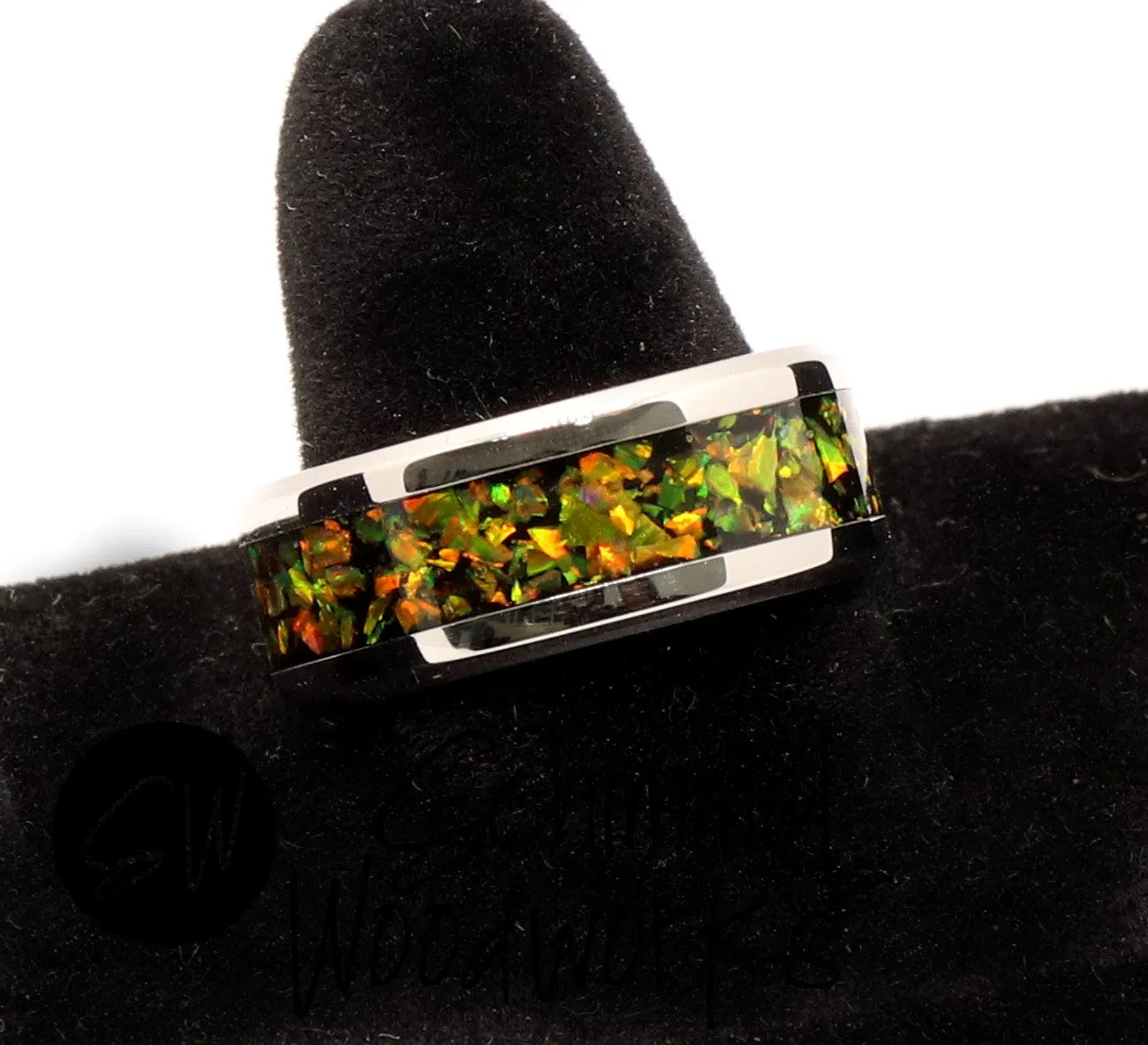 Green Opal Ring