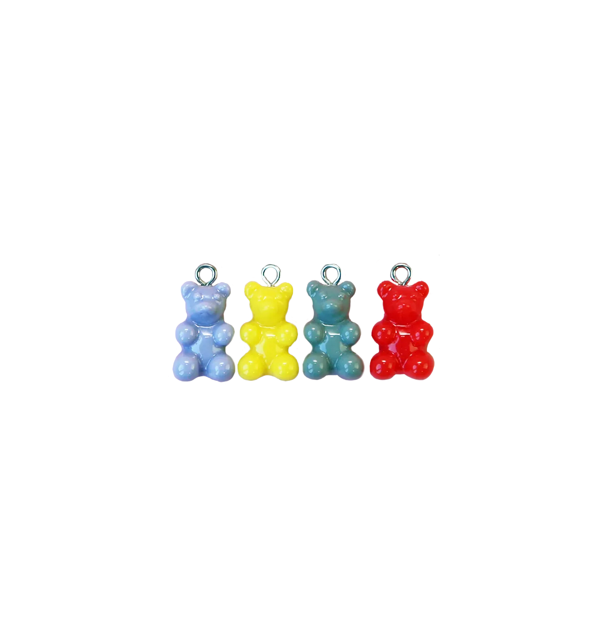 Gummy bear charm - milky solid