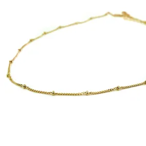 Halo Necklace Gold
