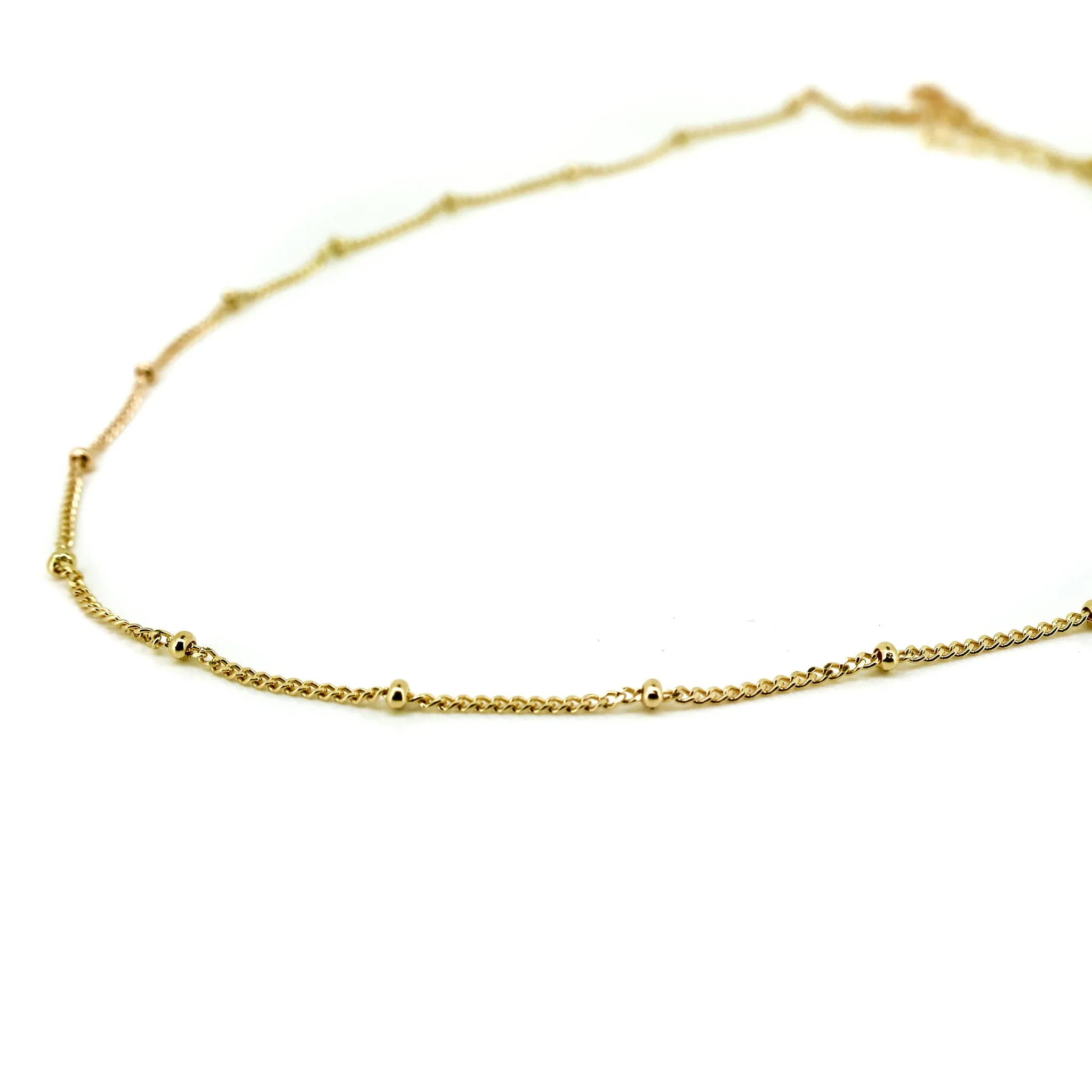 Halo Necklace Gold