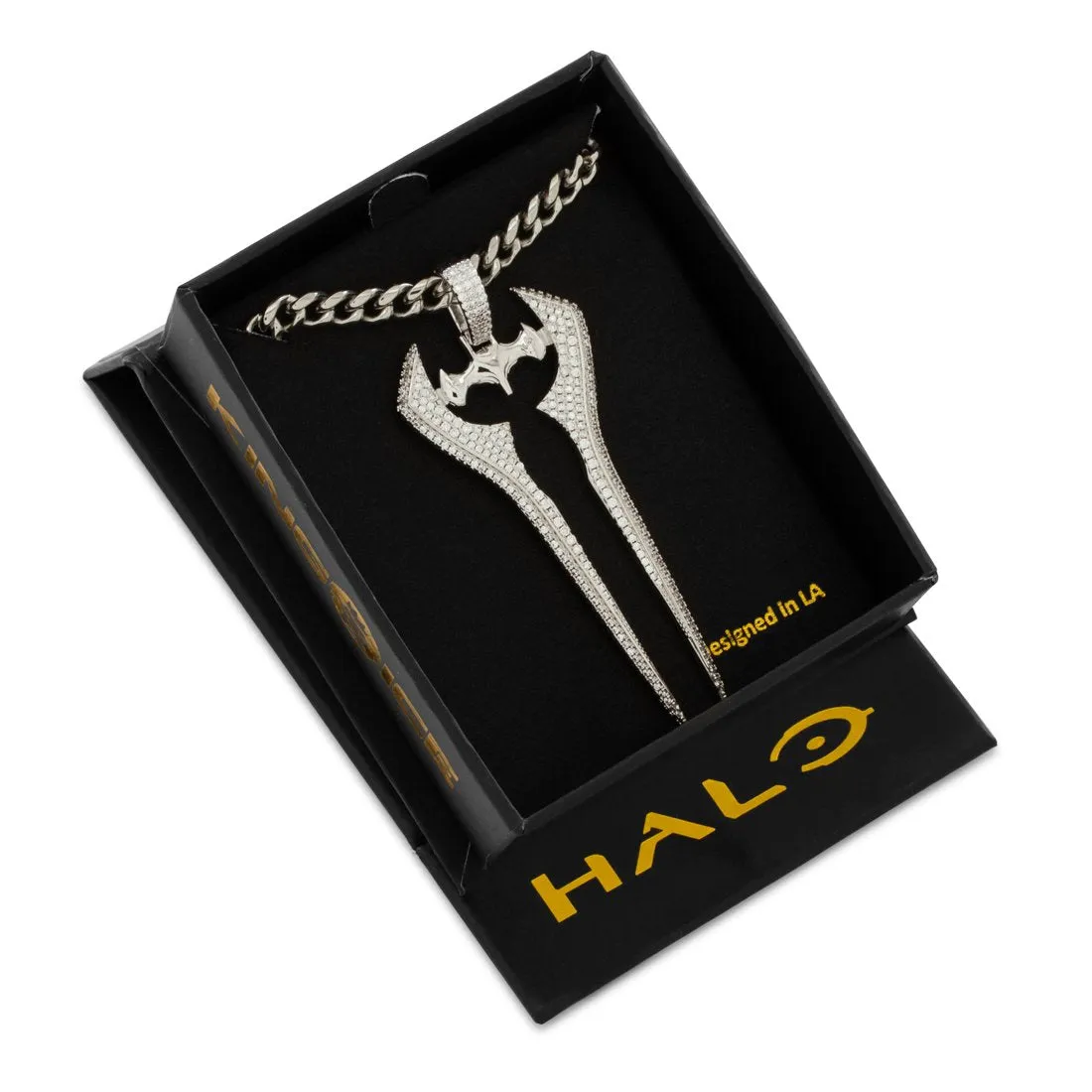 Halo x King Ice - Iced Energy Sword Necklace