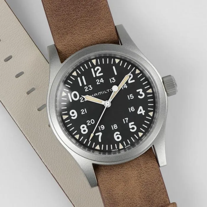Hamilton Khaki Field Mechanical 38mm on Leather