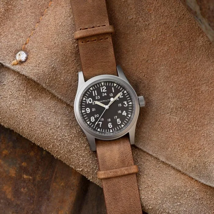 Hamilton Khaki Field Mechanical 38mm on Leather