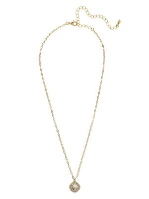 Haute Halo Pendant Necklace - NEX10BGCRY