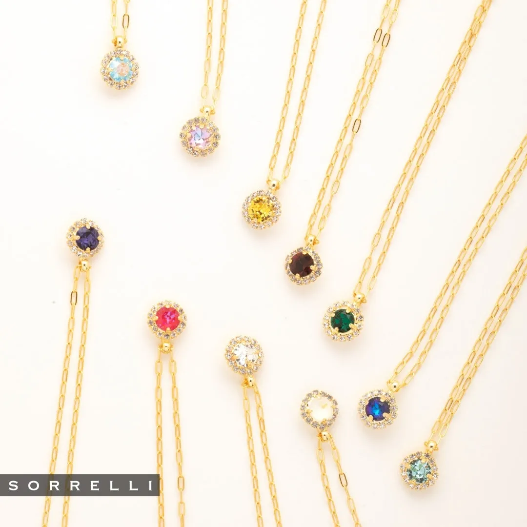 Haute Halo Pendant Necklace - NEX10BGCRY