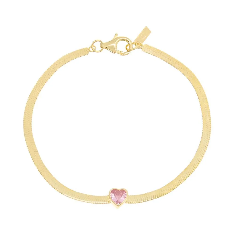 Heart x Herringbone Bracelet