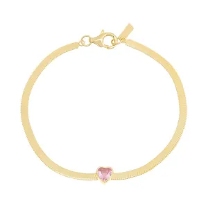 Heart x Herringbone Bracelet