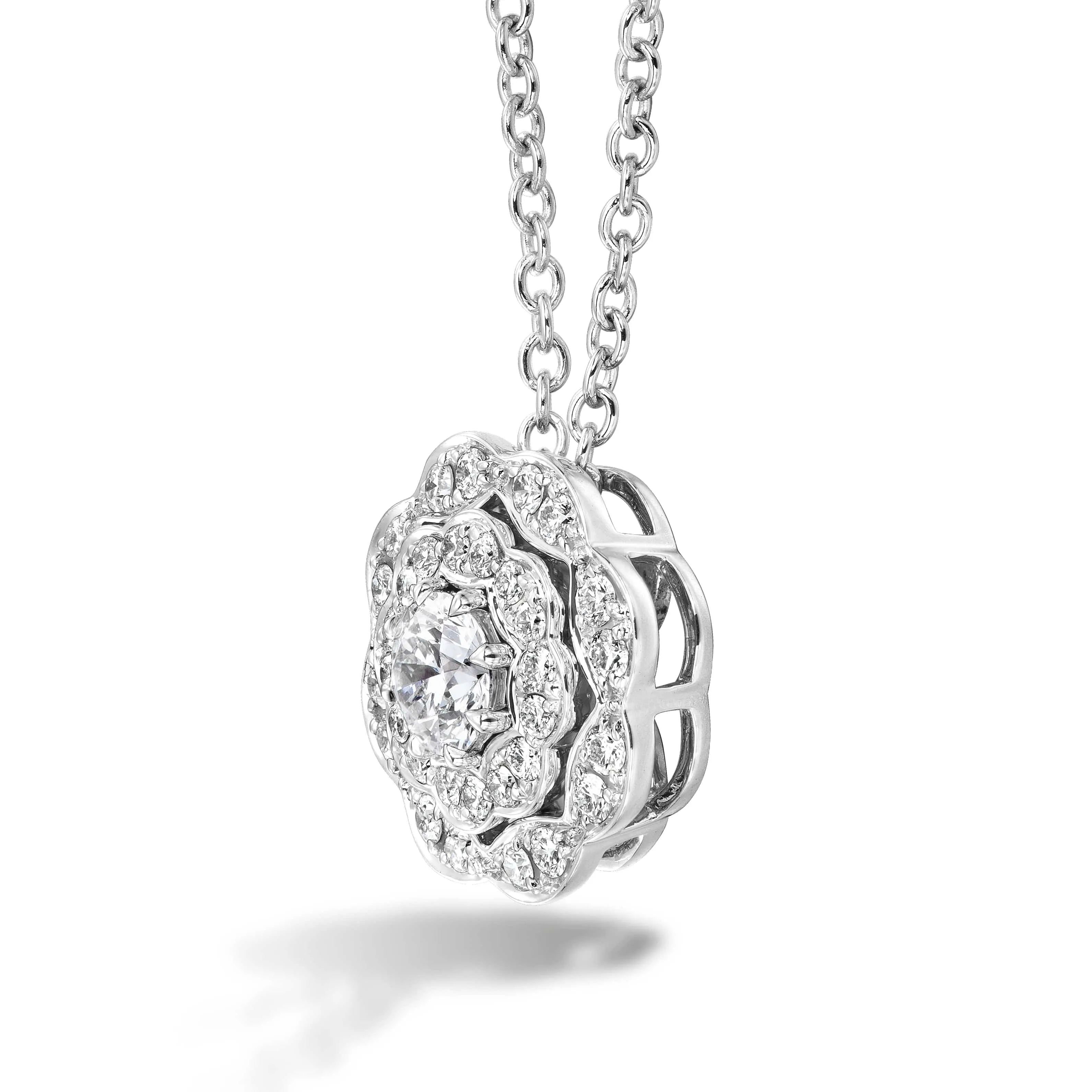 Hearts on Fire - Lorelei Double Halo Pendant