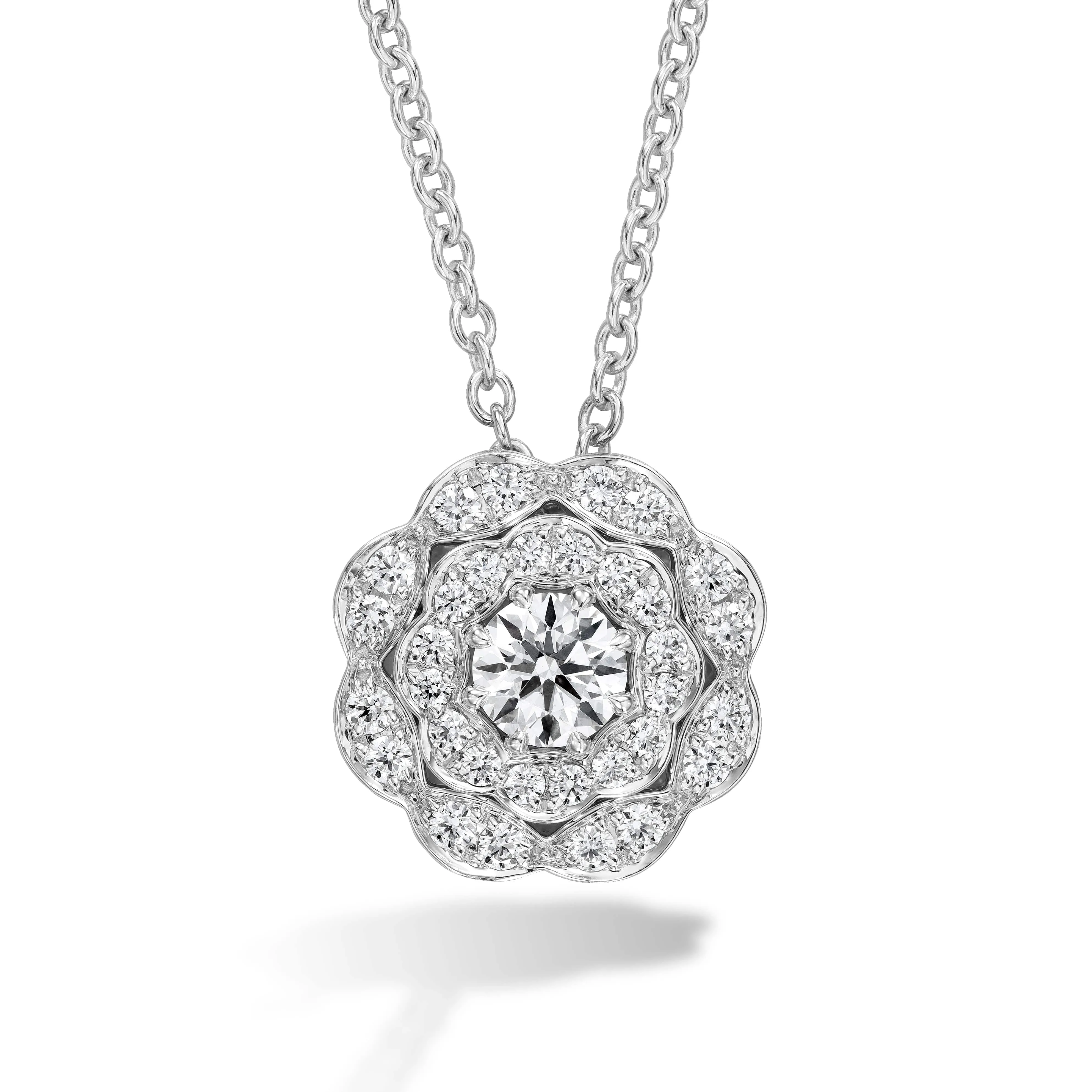 Hearts on Fire - Lorelei Double Halo Pendant