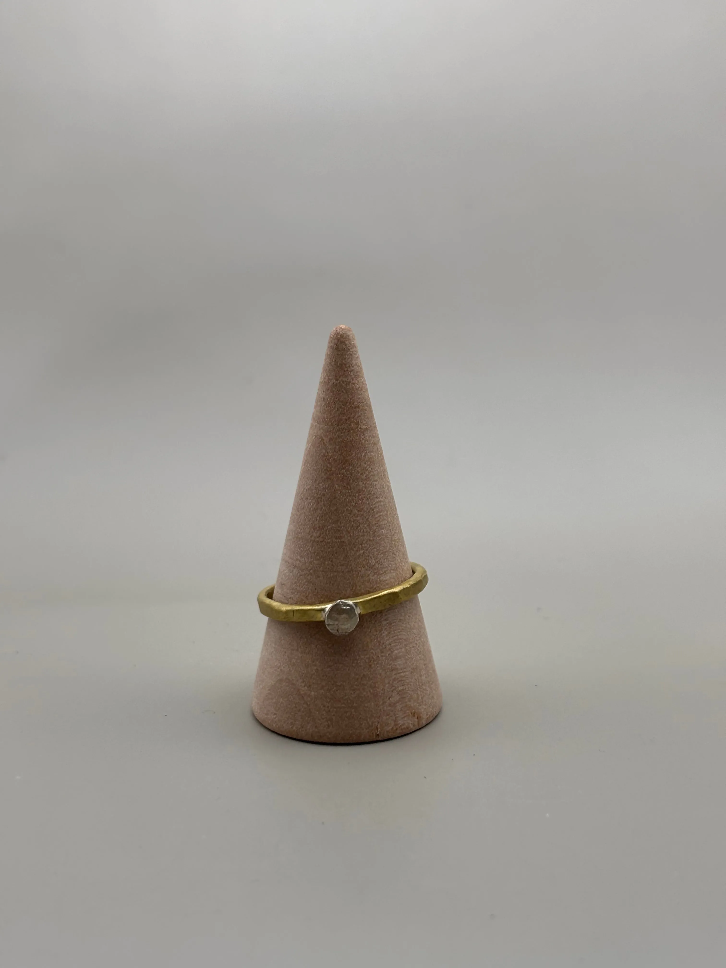 Hollow - Brass, Sterling Silver & Bronze Stacking Ring