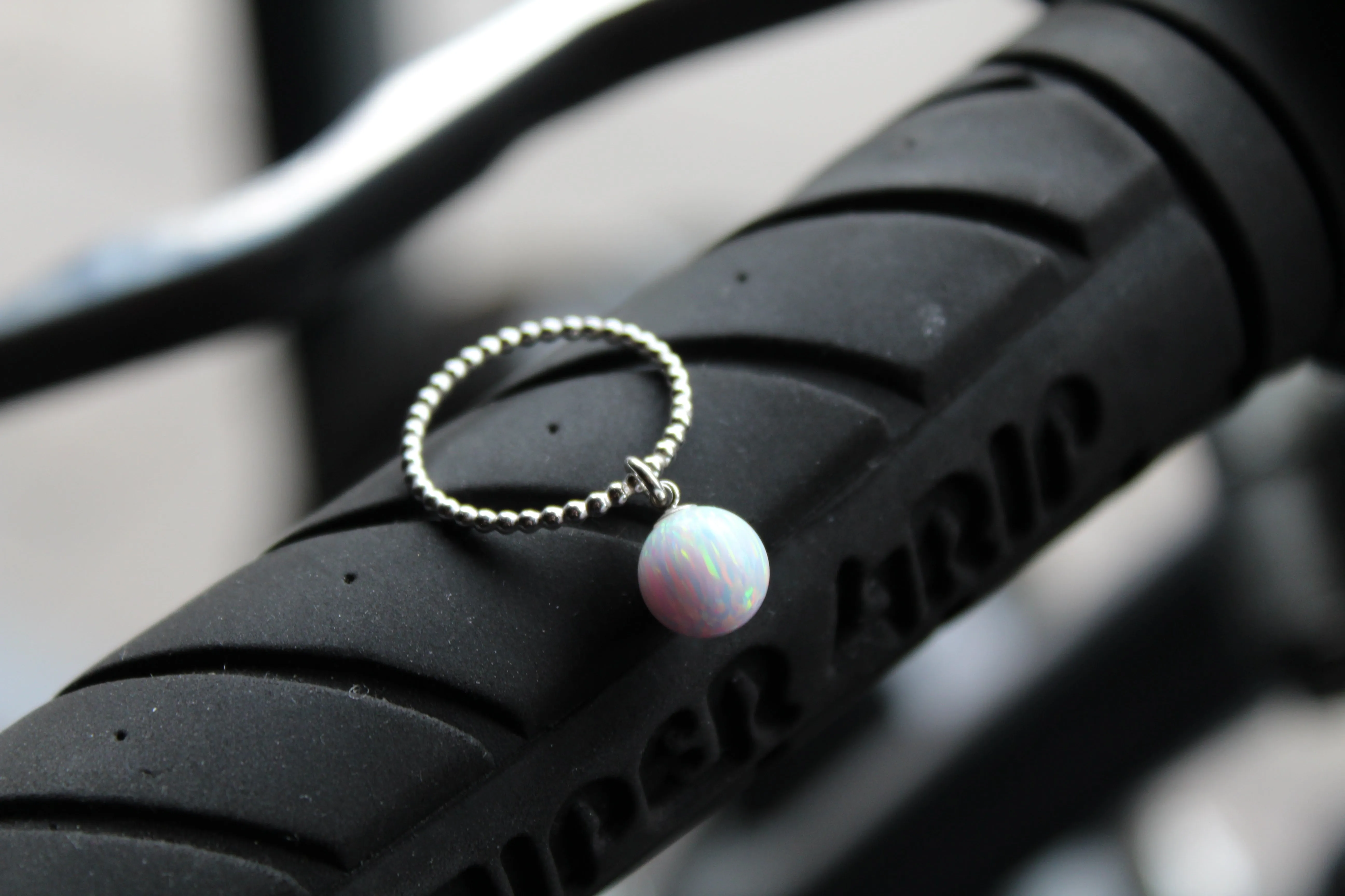 Ice Opal Ring Silver