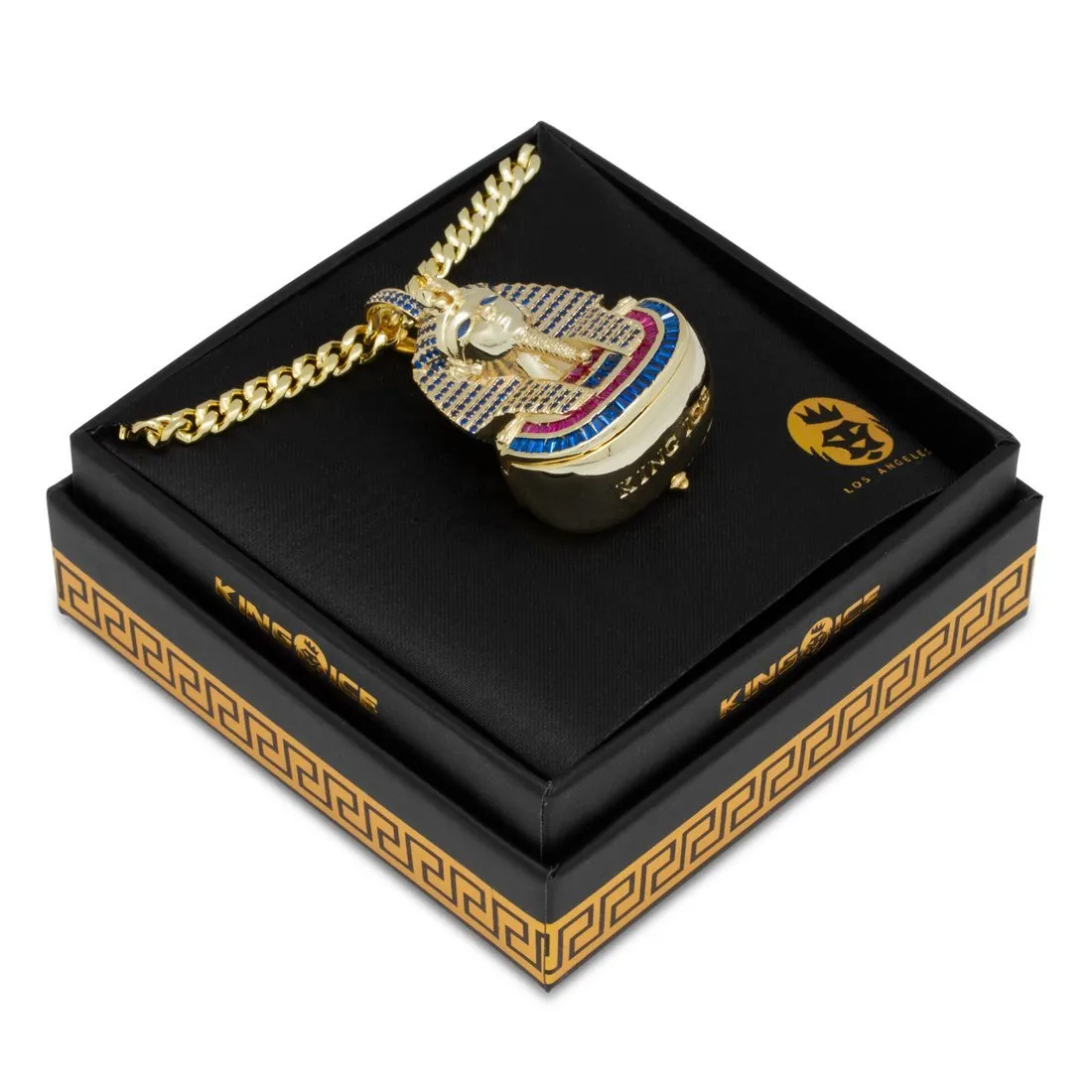 Iced King Tut Stash Necklace