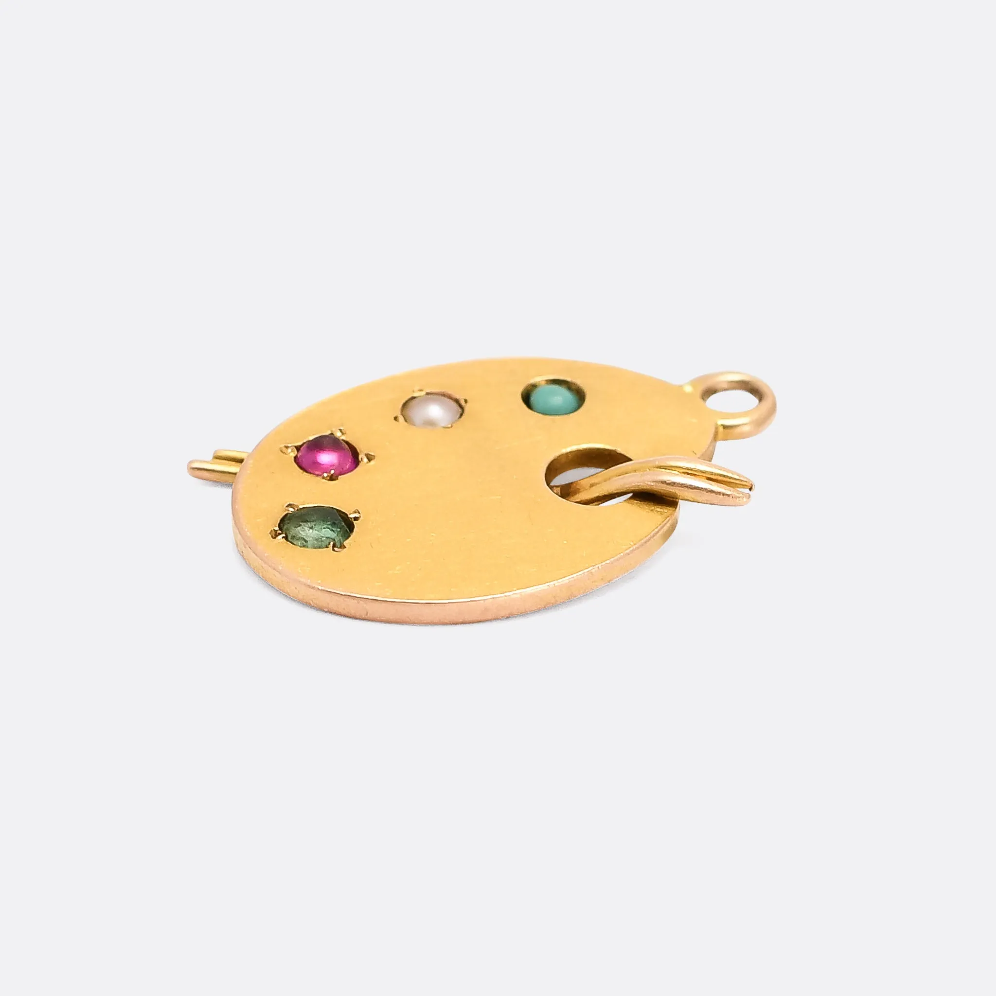 Imperial Russian Artist's Palette Charm
