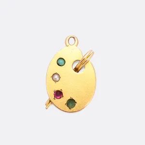Imperial Russian Artist's Palette Charm