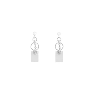 Indy Beaded Earrings - Sterling Silver