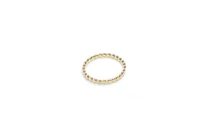 Infinity Beaded Ring - 14K GF