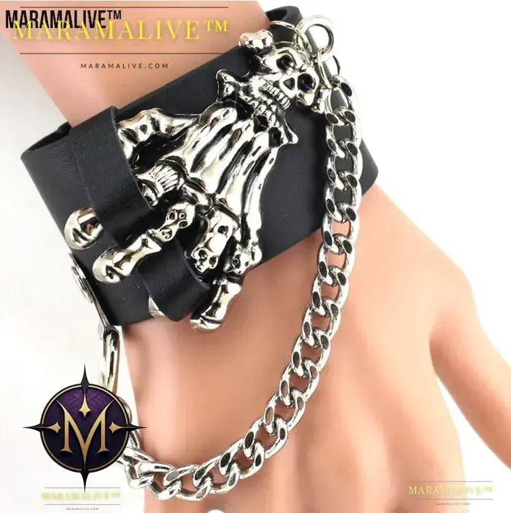 Introducing: "Spike Studded Leather Bracelet - Aroncent 3pcs"