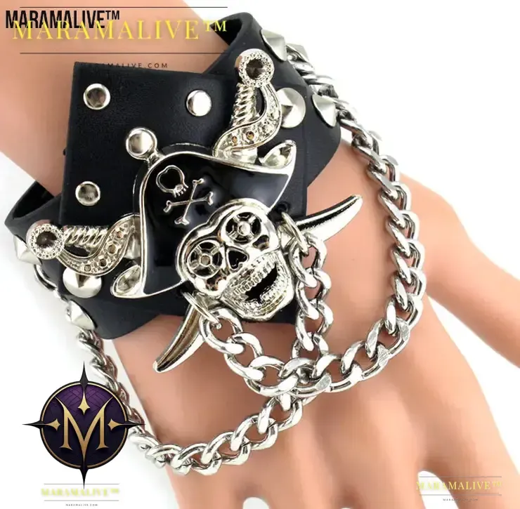 Introducing: "Spike Studded Leather Bracelet - Aroncent 3pcs"