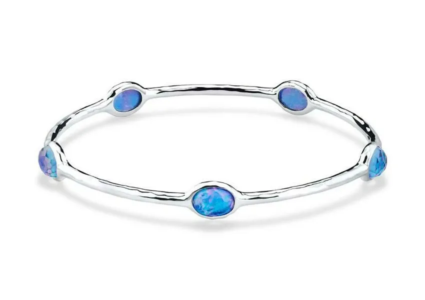 IPPOLITA Rock Candy 5-Stone Bangle Bracelet with Multi Stone