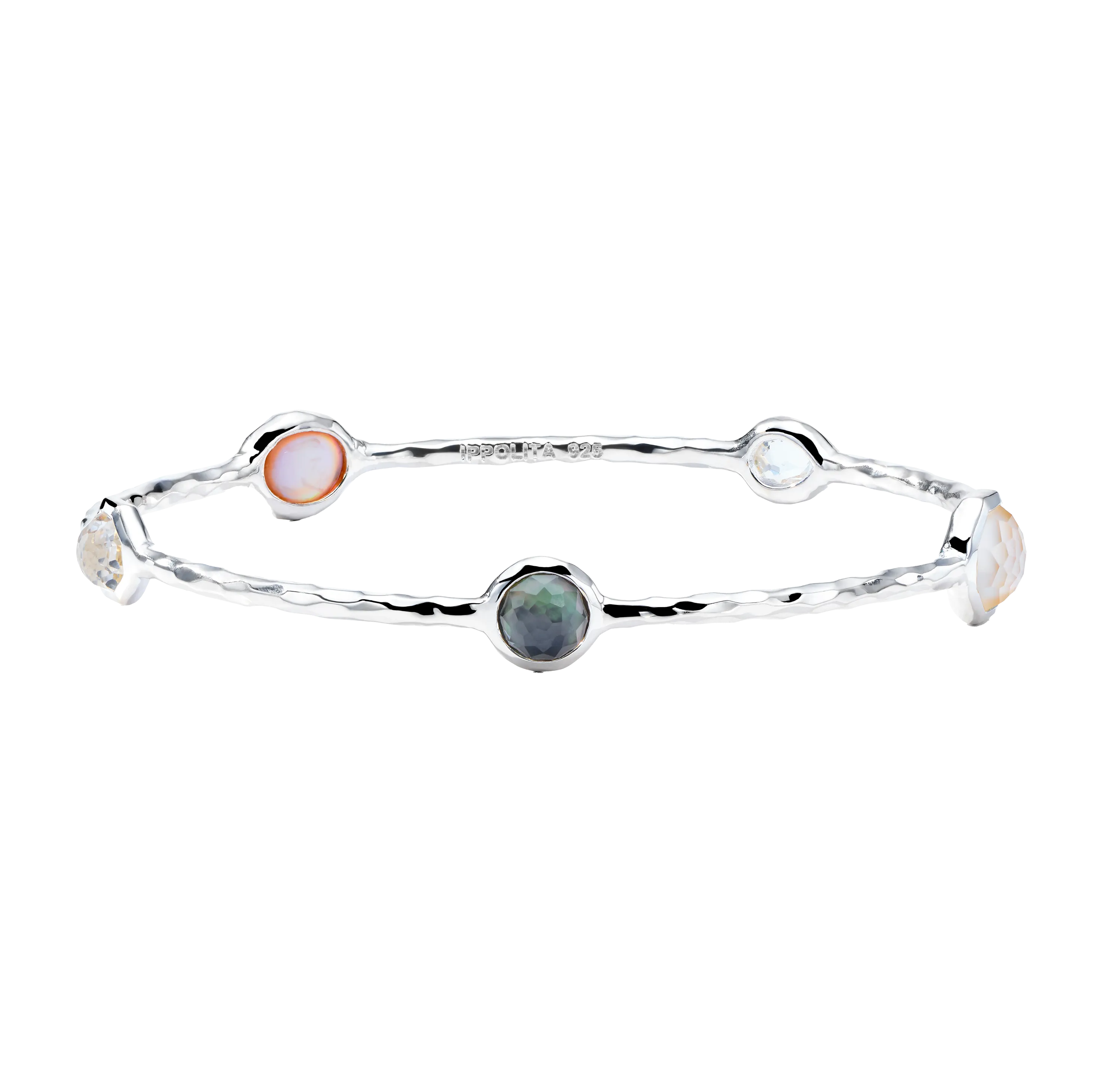 IPPOLITA Rock Candy 5-Stone Bangle in Sabbia