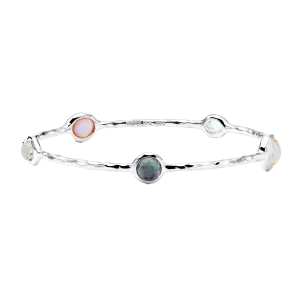 IPPOLITA Rock Candy 5-Stone Bangle in Sabbia