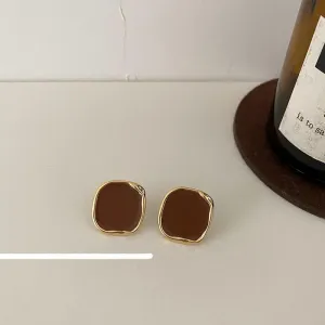 Irregular Square Earrings