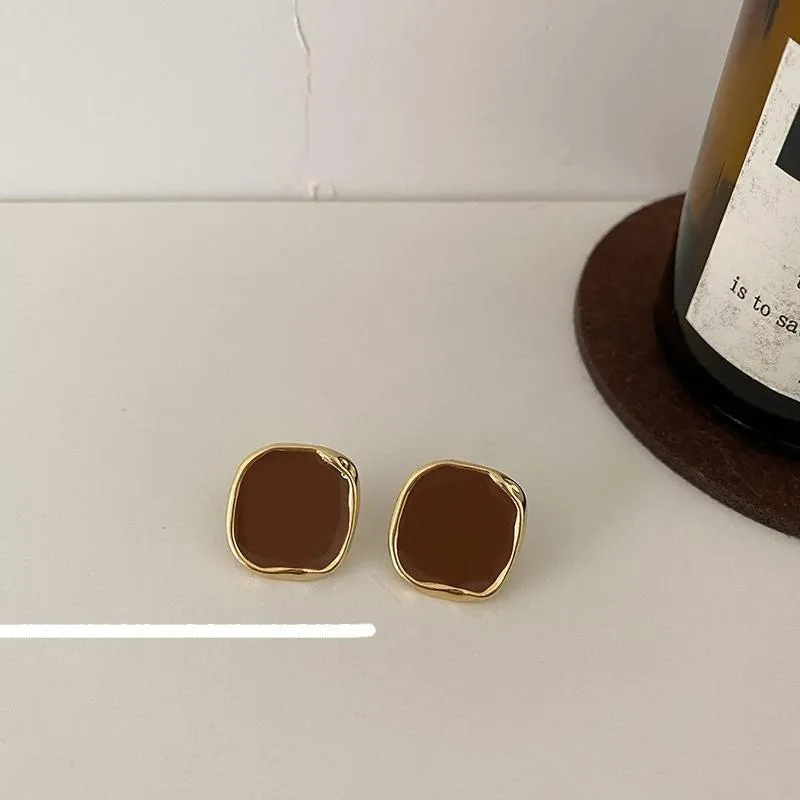 Irregular Square Earrings