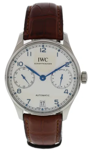 IWC Portugieser IW500705 Seven Day Power Reserve Box & Papers