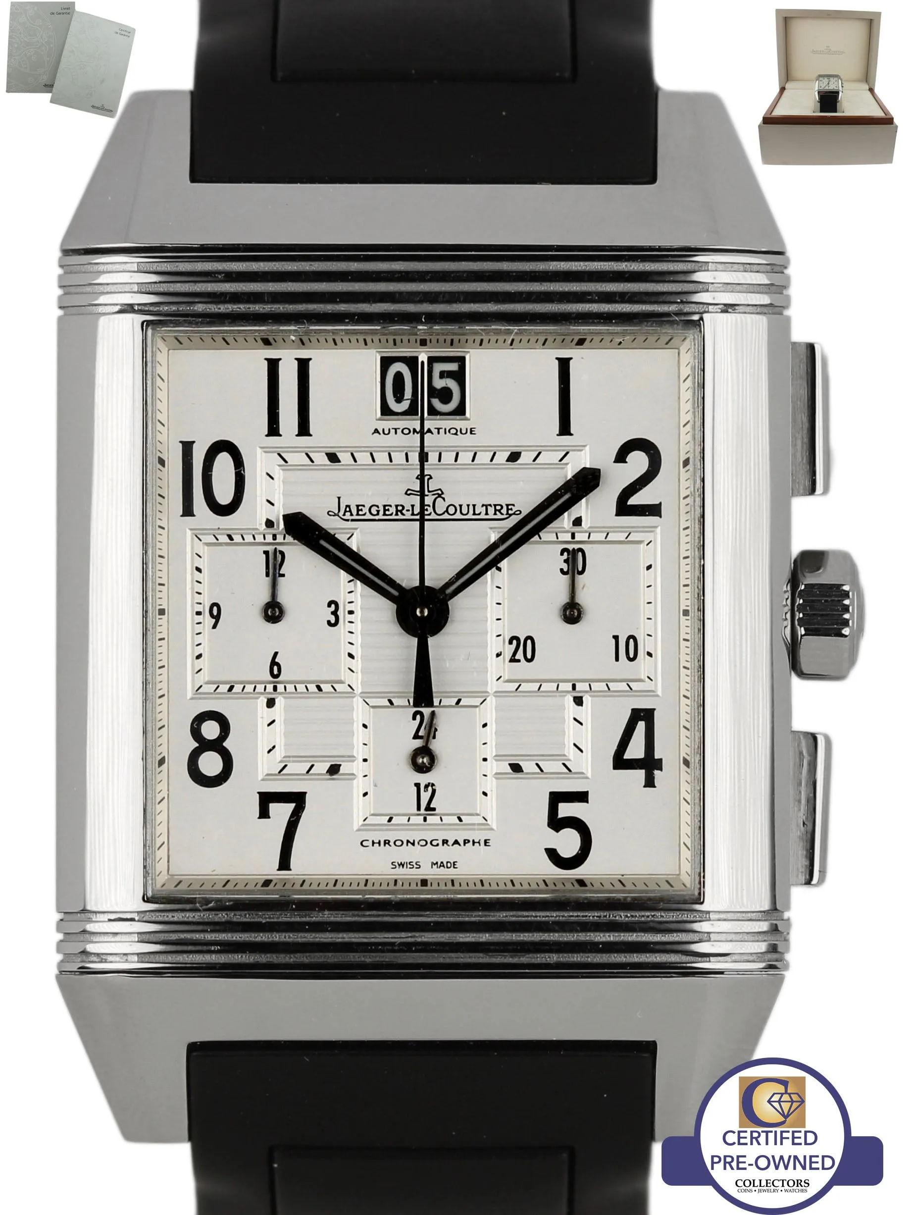Jaeger LeCoultre JLC Reverso Squadra Chronograph GMT 230.8.45 Stainless Q7018420