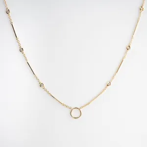 Jocelyn Halo Necklace