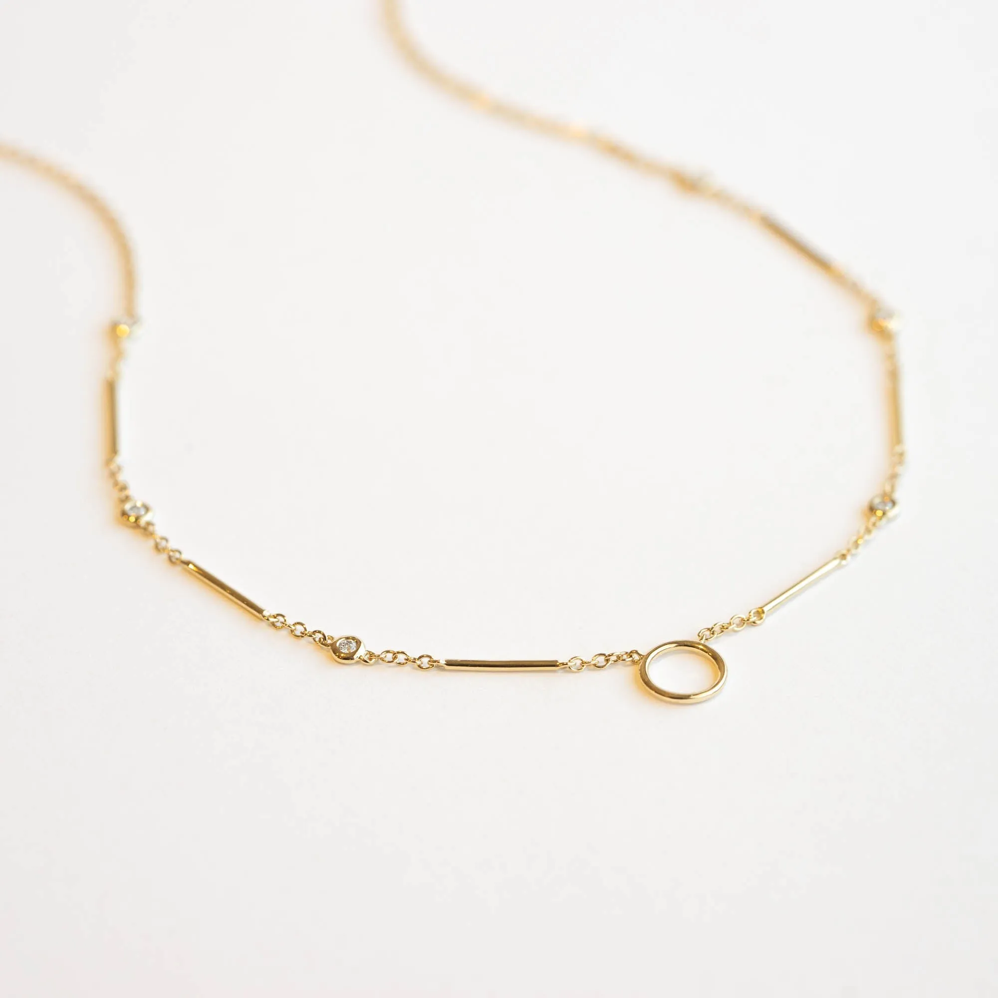 Jocelyn Halo Necklace