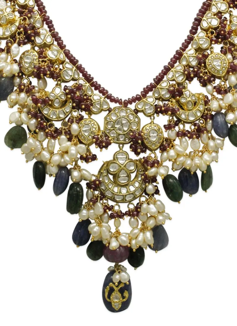 Juhi Chawla - Sela Polki Long Necklace