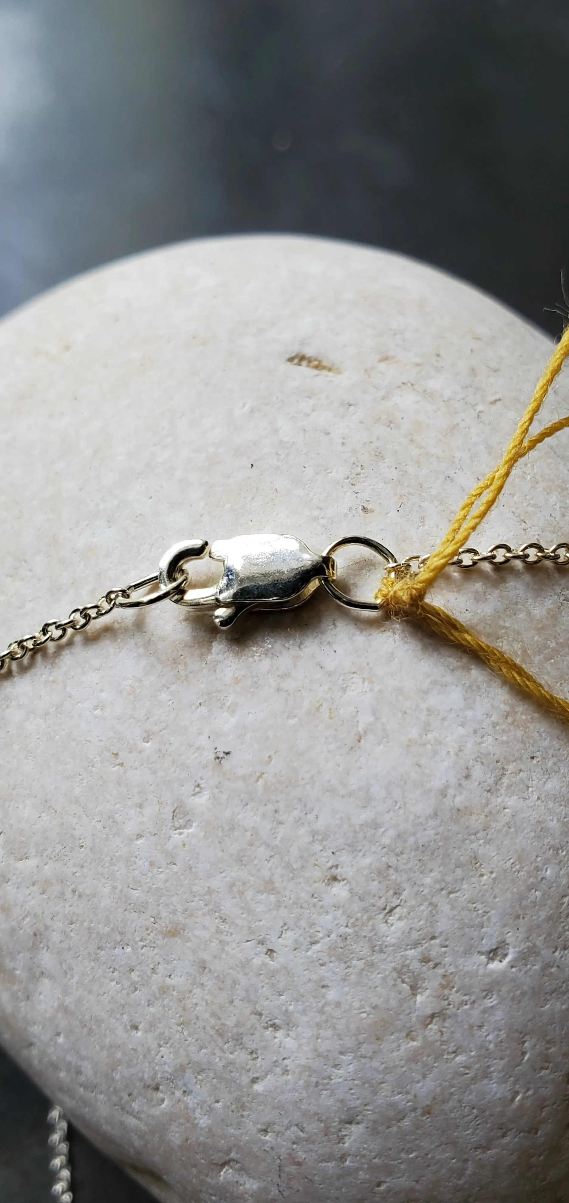 July Birthstone Sterling Silver Necklace (Ruby)