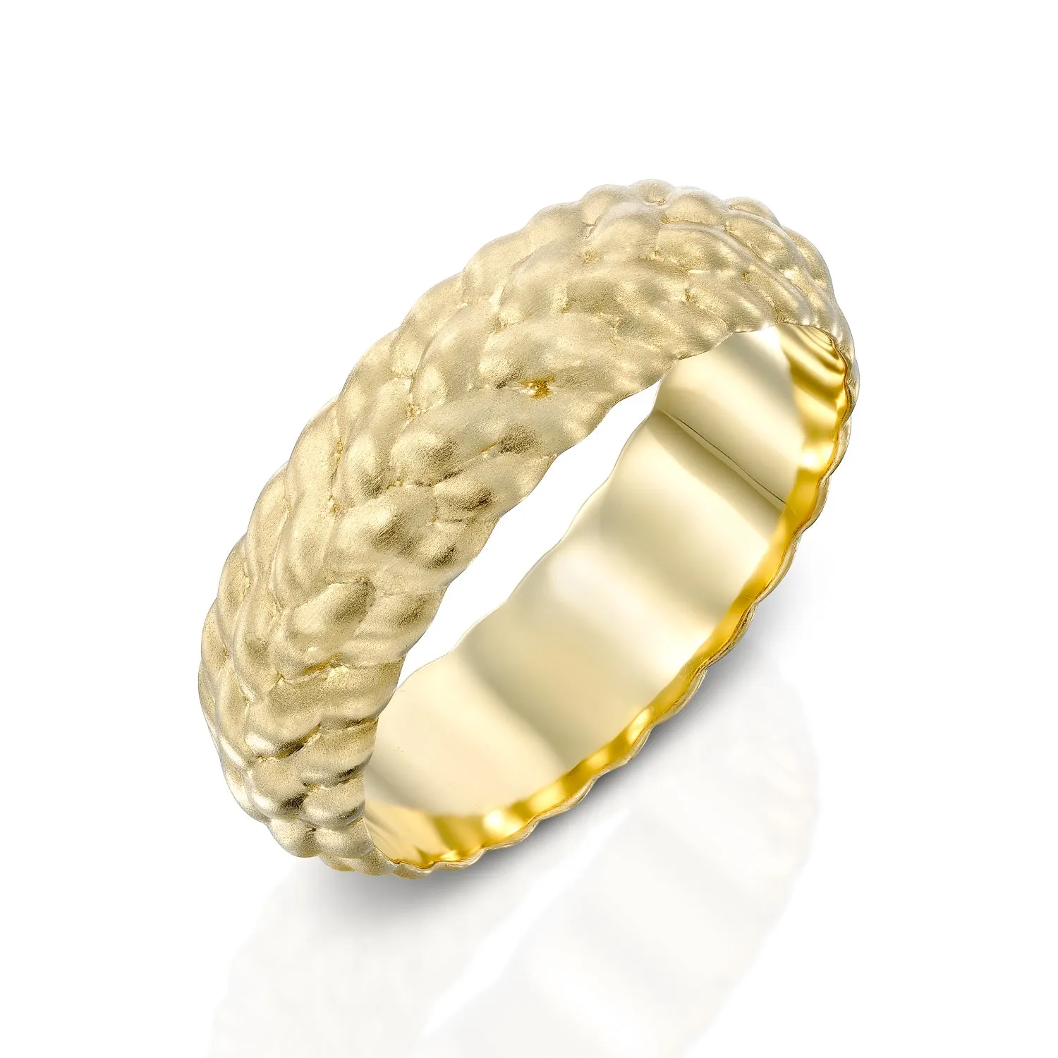 Knot Band | Braided Gold Ring