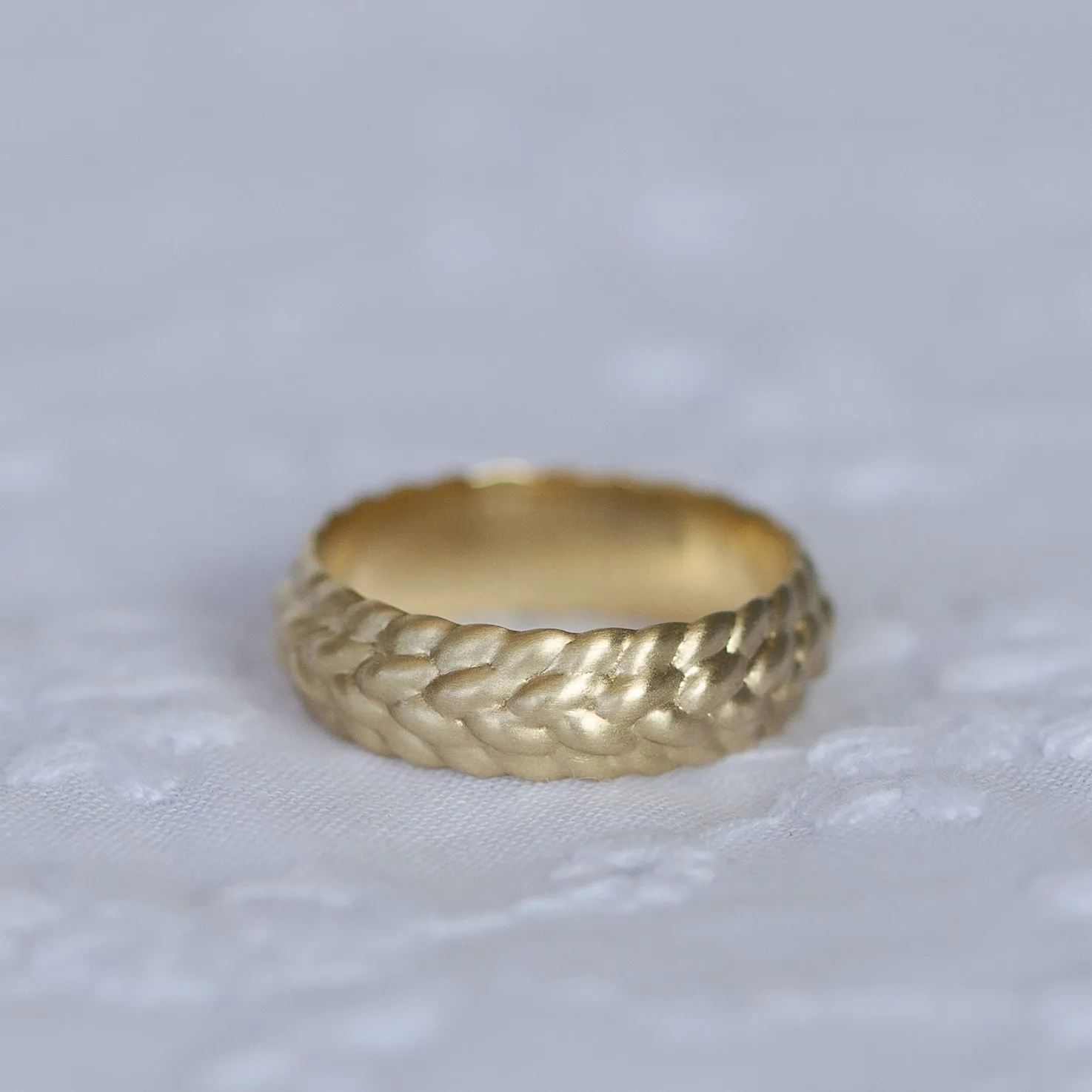 Knot Band | Braided Gold Ring