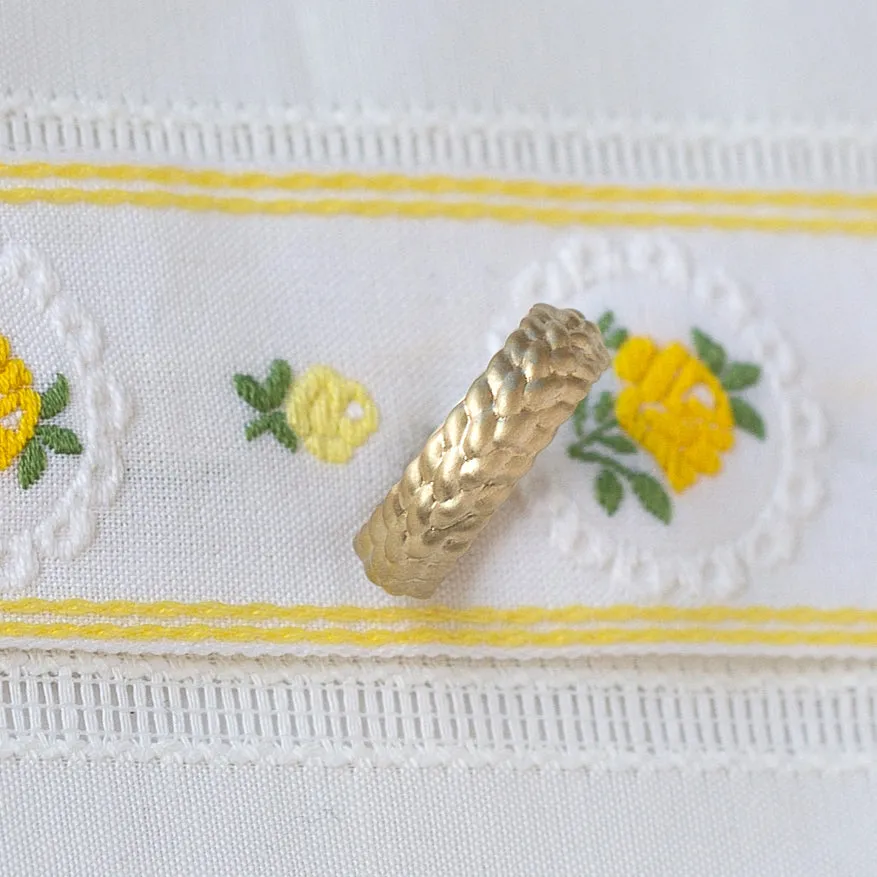 Knot Band | Braided Gold Ring