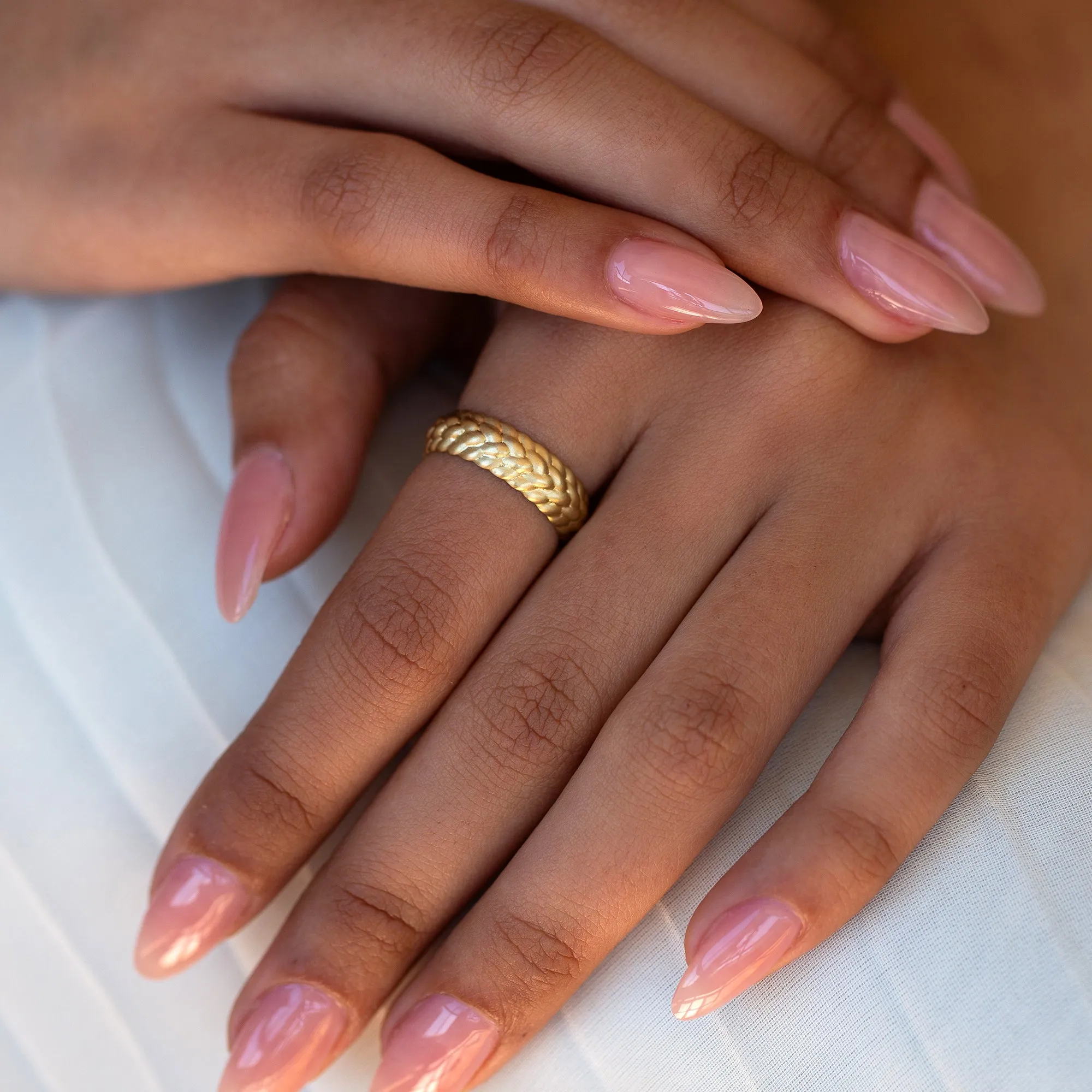 Knot Band | Braided Gold Ring