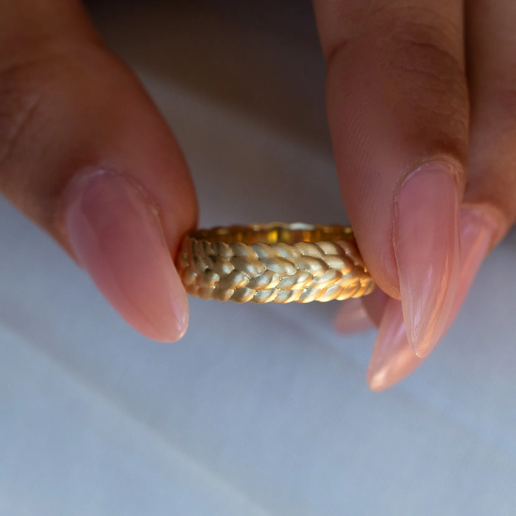 Knot Band | Braided Gold Ring
