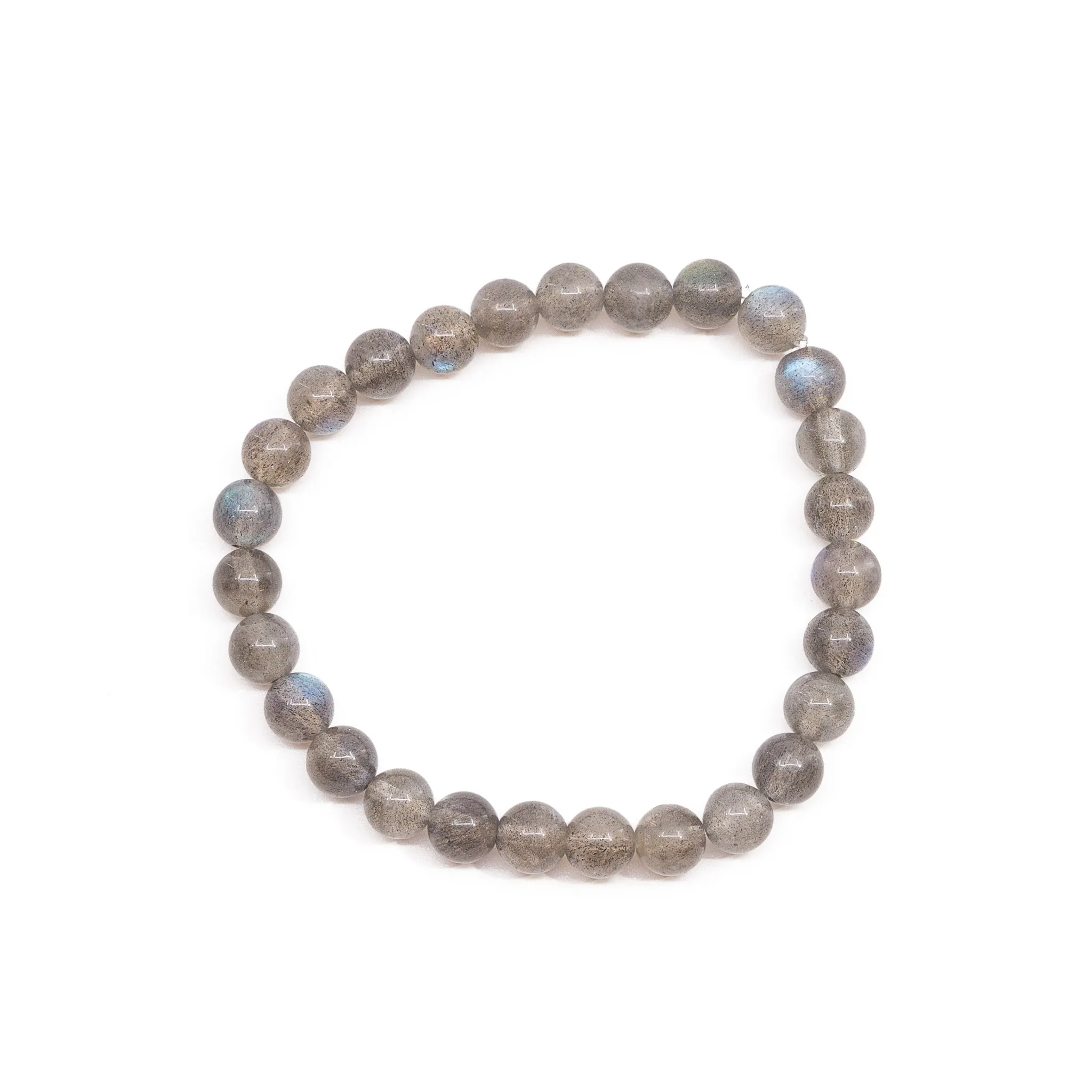 Labradorite 5mm Beaded Bracelet