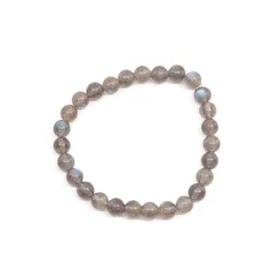 Labradorite 5mm Beaded Bracelet