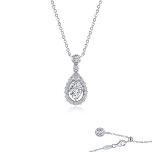 Lafonn Oval Halo Necklace